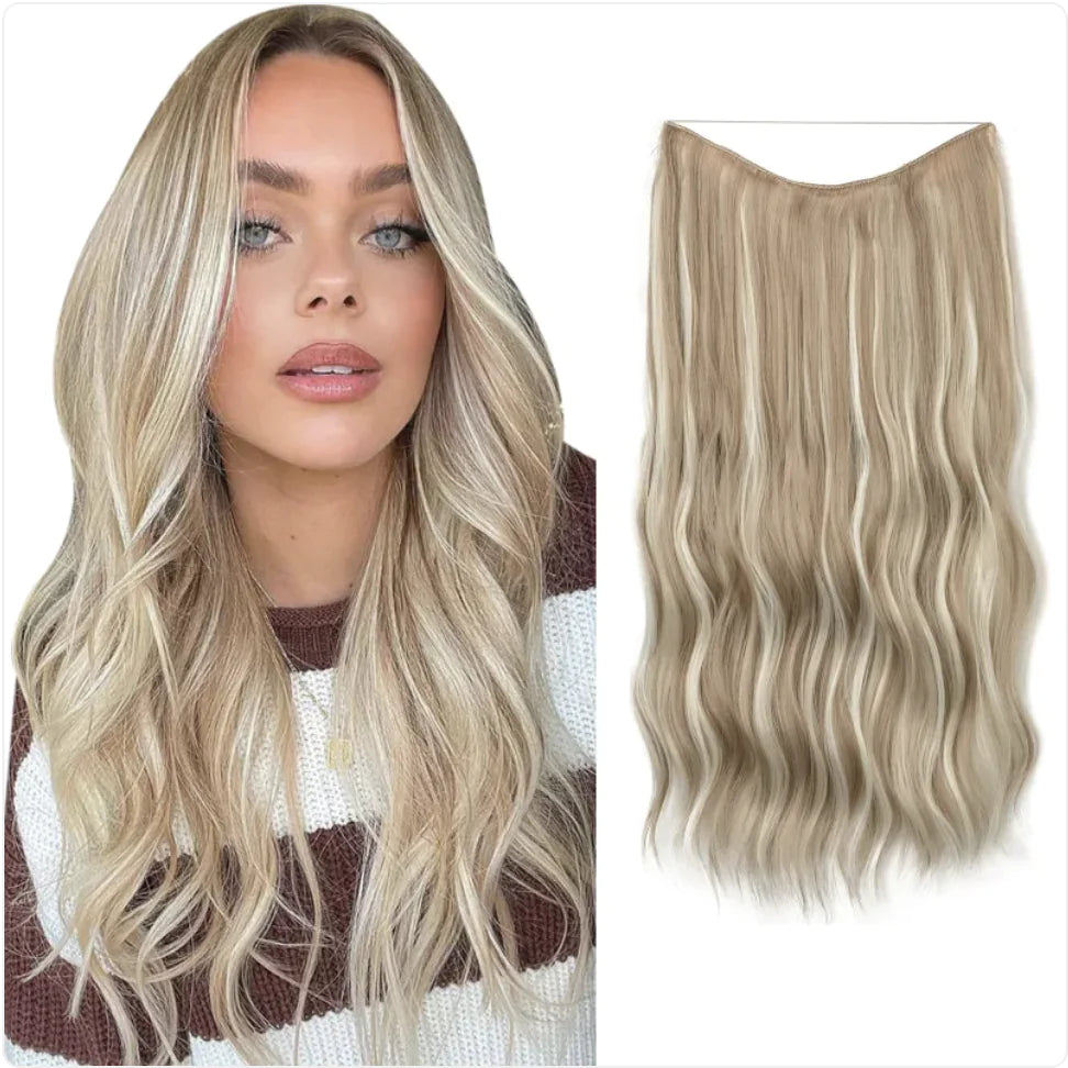 Long Curly Corn Wig for Women - European and American Style